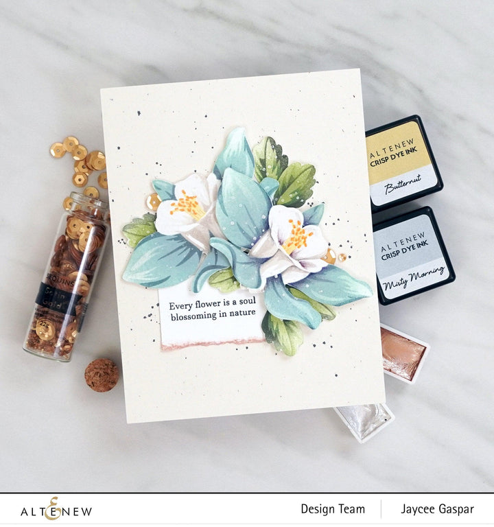 Altenew Build-A-Flower Set Build-A-Flower: Columbine Layering Stamp & Die Set