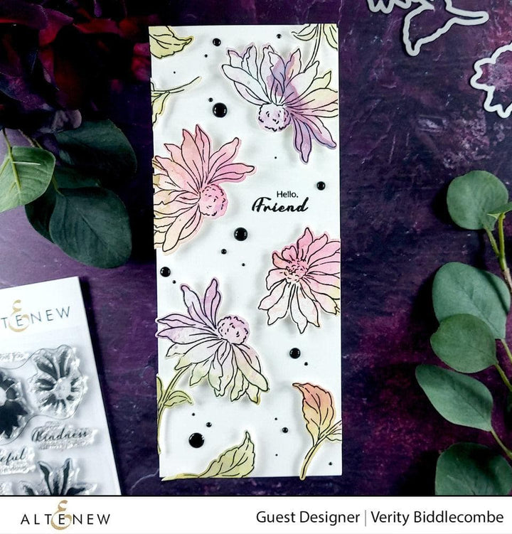 Altenew Build-A-Flower Set Build-A-Flower: Coneflower Layering Stamp & Die Set