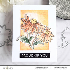 Altenew Build-A-Flower Set Build-A-Flower: Coneflower Layering Stamp & Die Set