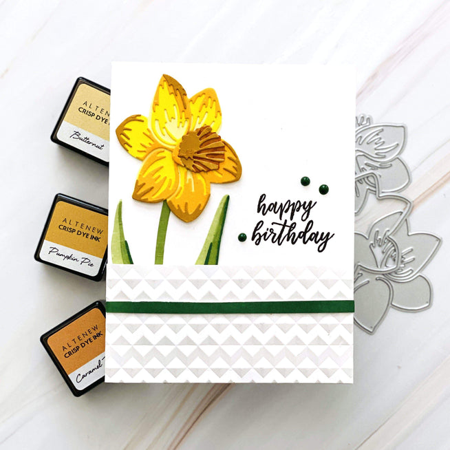 Altenew Build-A-Flower Set Build-A-Flower: Daffodil Layering Stamp & Die Set