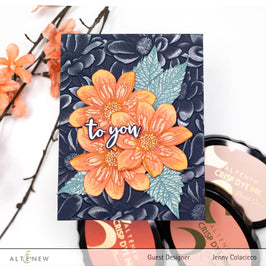 Altenew Build-A-Flower Set Build-A-Flower: Fashion Monger Dahlia Layering Stamp & Die Set