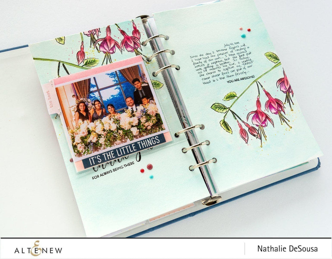 Altenew Build-A-Flower Set Build-A-Flower: Fuchsia Layering Stamp & Die Set