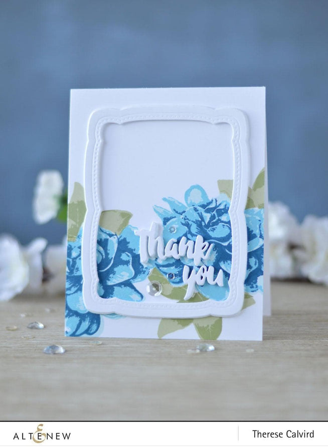 Altenew Build-A-Flower Set Build-A-Flower: Gardenia Layering Stamp & Die Set