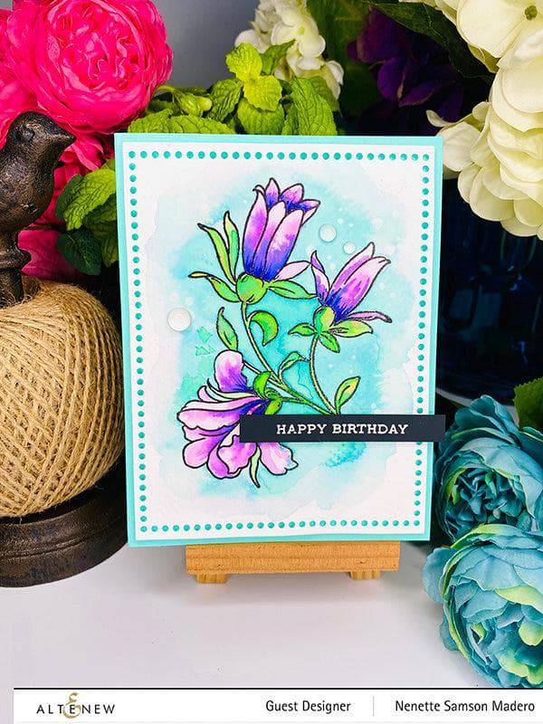 Altenew Build-A-Flower Set Build-A-Flower: Giant Bellflower Layering Stamp & Die Set