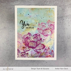 Altenew Build-A-Flower Set Build-A-Flower: Indian Lotus Layering Stamp & Die Set