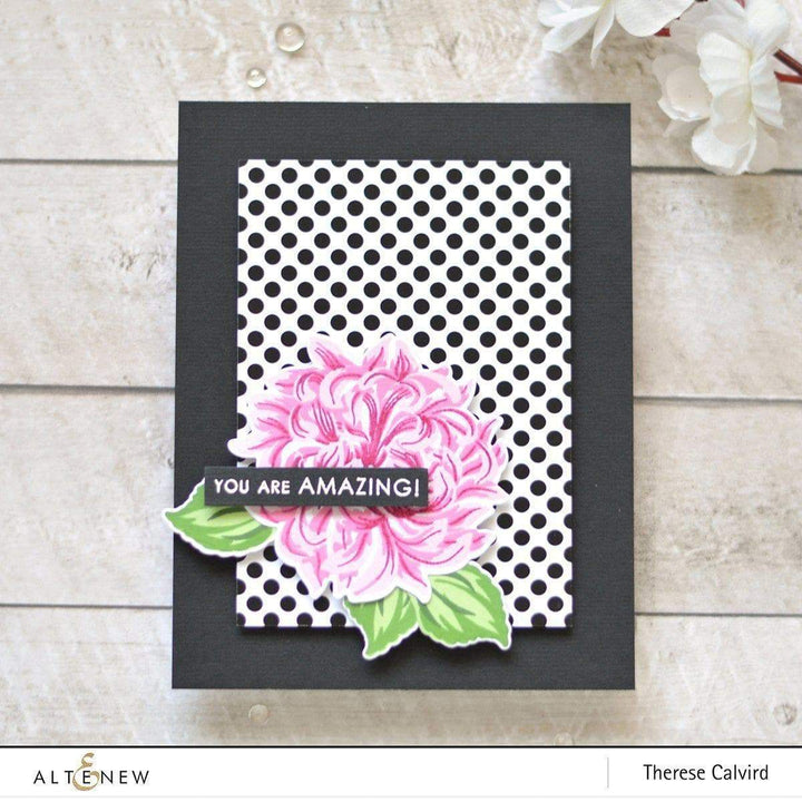 Altenew Build-A-Flower Set Build-A-Flower: Japanese Mum Layering Stamp & Die Set