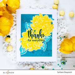 Altenew Build-A-Flower Set Build-A-Flower: Japanese Mum Layering Stamp & Die Set