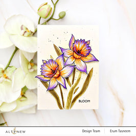 Altenew Build-A-Flower Set Build-A-Flower: Narcissus Layering Stamp & Die Set