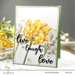 Altenew Build-A-Flower Set Build-A-Flower: Parrot Tulips Layering Stamp & Die Set
