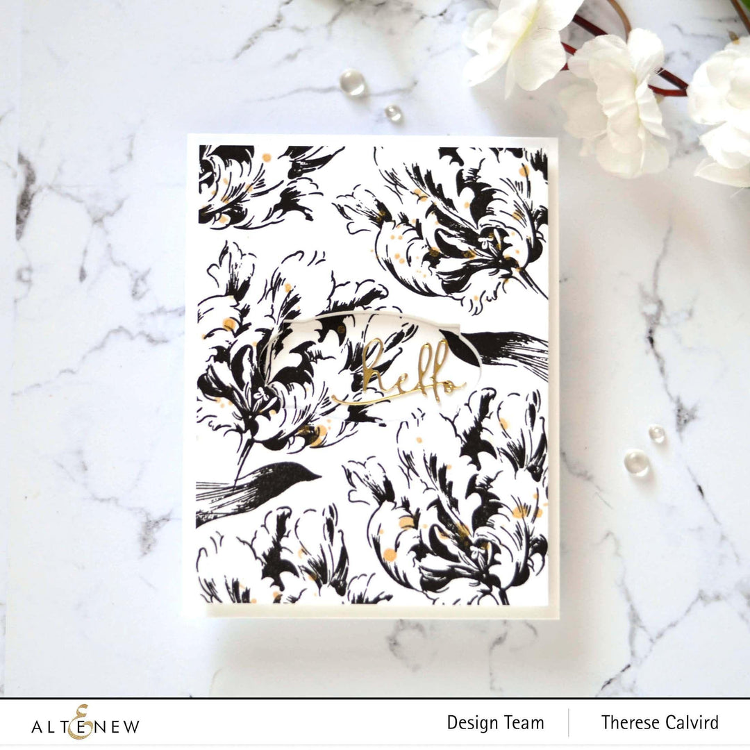Altenew Build-A-Flower Set Build-A-Flower: Parrot Tulips Layering Stamp & Die Set