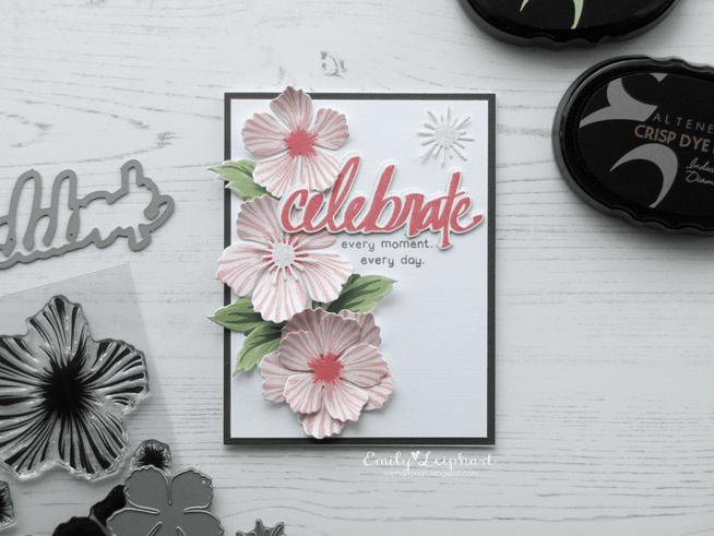 Altenew Build-A-Flower Set Build-A-Flower: Peony Blossom Layering Stamp & Die Set