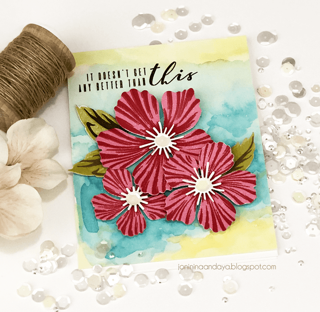Altenew Build-A-Flower Set Build-A-Flower: Peony Blossom Layering Stamp & Die Set