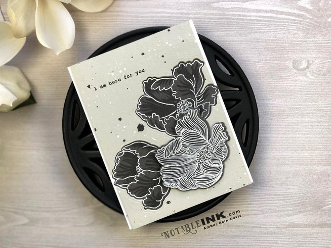 Altenew Build-A-Flower Set Build-A-Flower: Poppy Layering Stamp & Die Set