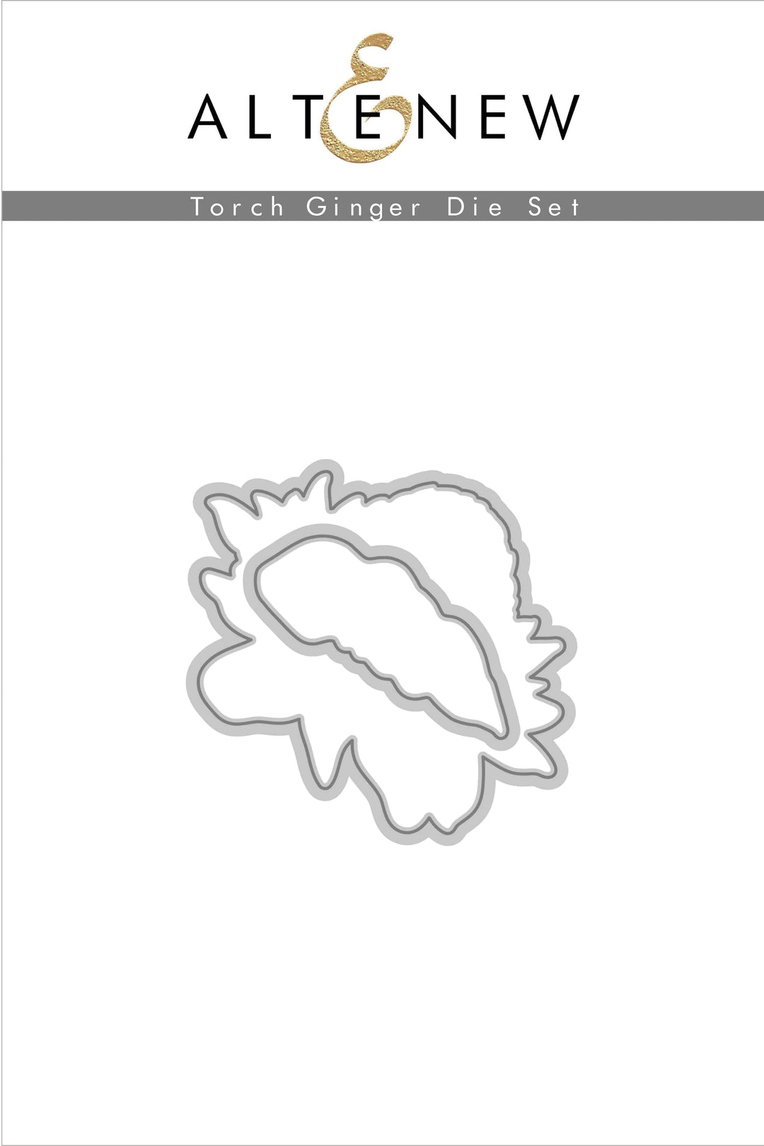 Altenew Build-A-Flower Set Build-A-Flower: Torch Ginger Layering Stamp & Die Set