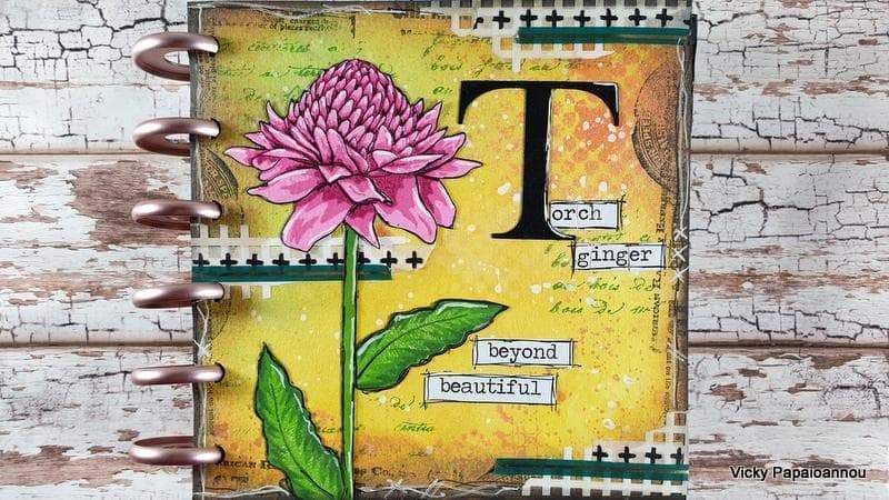 Altenew Build-A-Flower Set Build-A-Flower: Torch Ginger Layering Stamp & Die Set