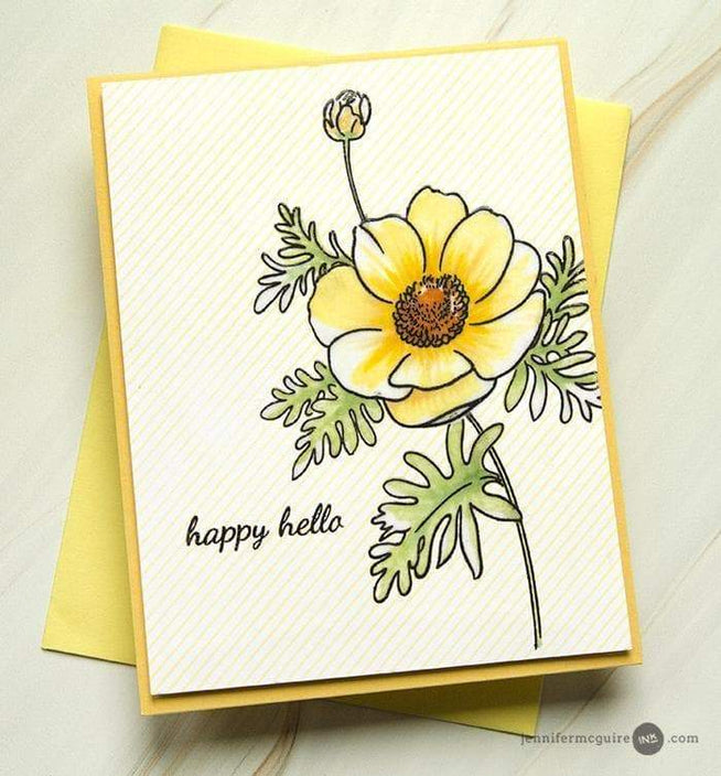 Altenew Build-A-Flower Set Build-A-Flower: Anemone Coronaria Layering Stamp & Die Set & Ink Bundle