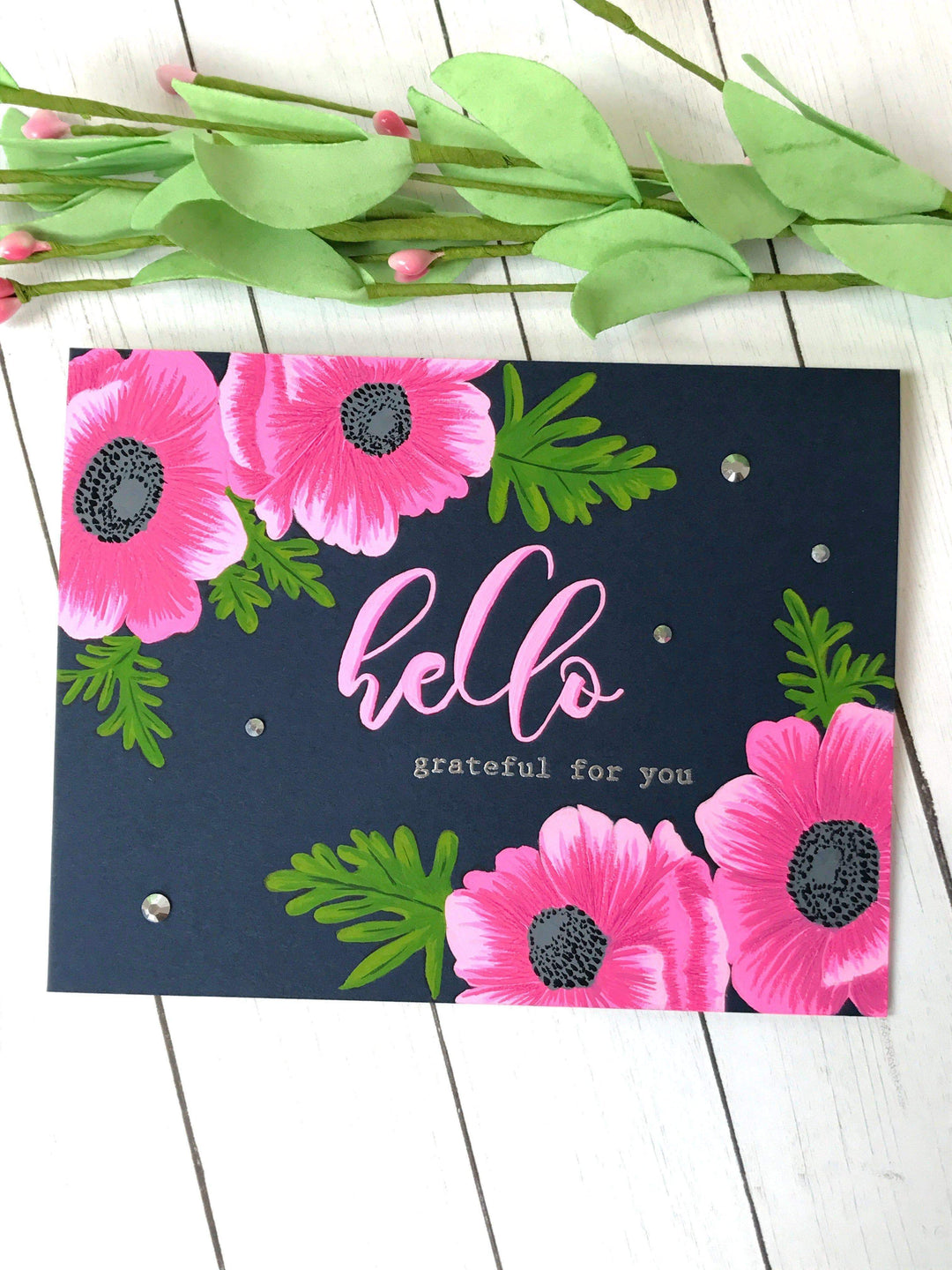 Altenew Build-A-Flower Set Build-A-Flower: Anemone Coronaria Layering Stamp & Die Set & Ink Bundle