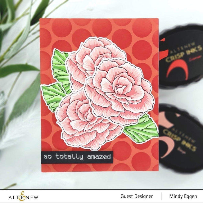 Altenew Build-A-Flower Set Build-A-Flower: Begonia Layering Stamp & Die Set & Ink Bundle