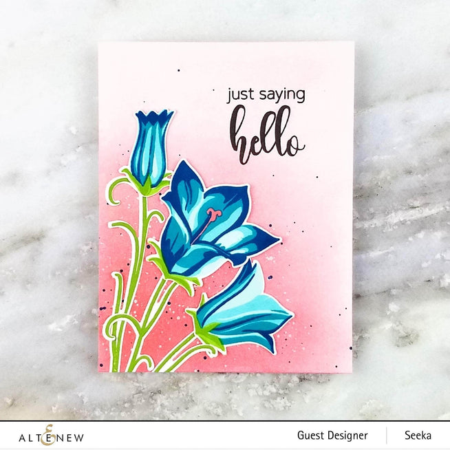 Altenew Build-A-Flower Set Z - Build-A-Flower: Bellflower Layering Stamp & Die Set