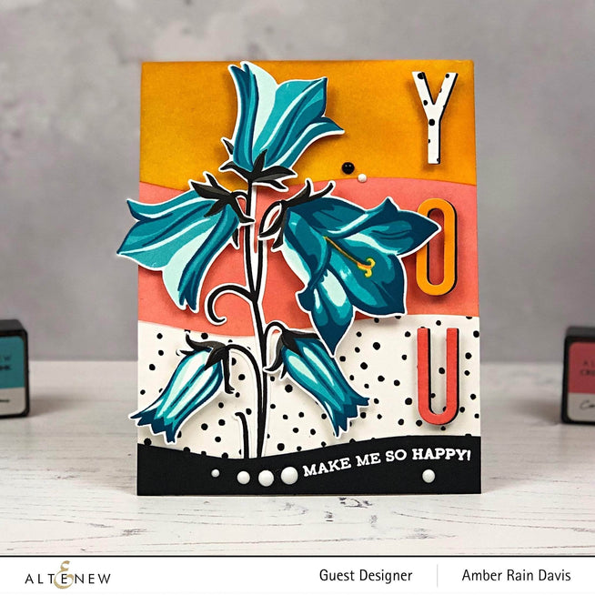 Altenew Build-A-Flower Set Z - Build-A-Flower: Bellflower Layering Stamp & Die Set