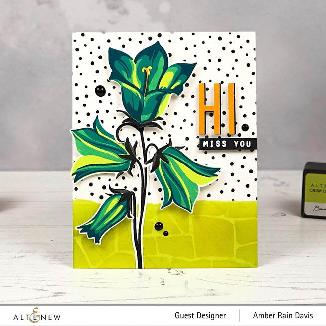 Altenew Build-A-Flower Set Z - Build-A-Flower: Bellflower Layering Stamp & Die Set