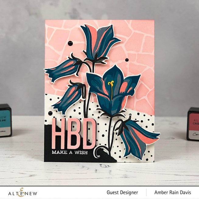 Altenew Build-A-Flower Set Z - Build-A-Flower: Bellflower Layering Stamp & Die Set