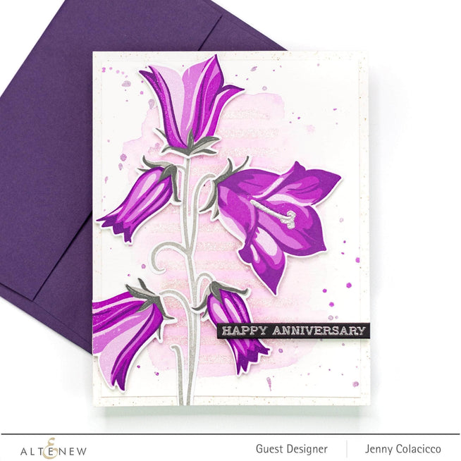 Altenew Build-A-Flower Set Z - Build-A-Flower: Bellflower Layering Stamp & Die Set