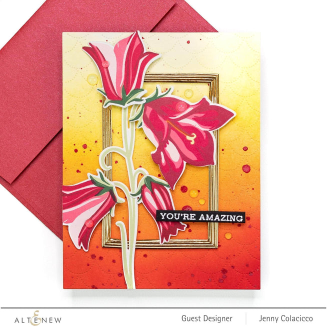 Altenew Build-A-Flower Set Z - Build-A-Flower: Bellflower Layering Stamp & Die Set