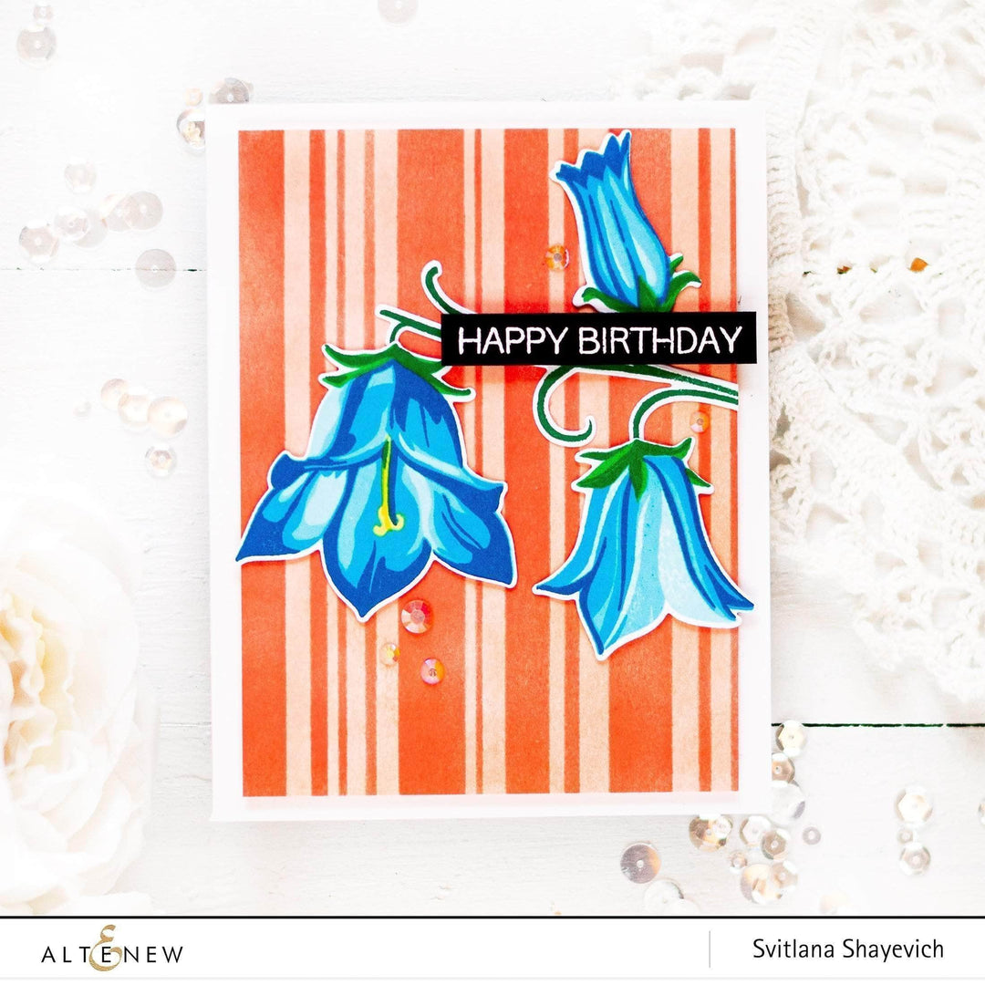 Altenew Build-A-Flower Set Z - Build-A-Flower: Bellflower Layering Stamp & Die Set