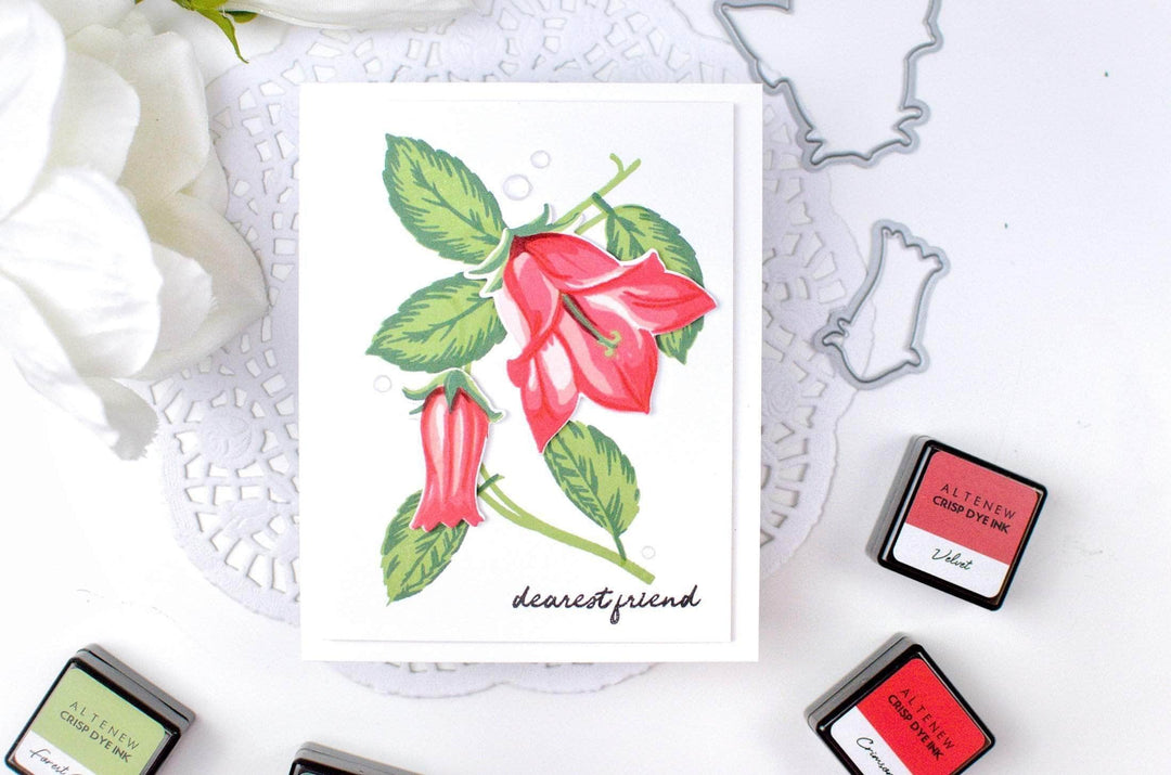Altenew Build-A-Flower Set Z - Build-A-Flower: Bellflower Layering Stamp & Die Set