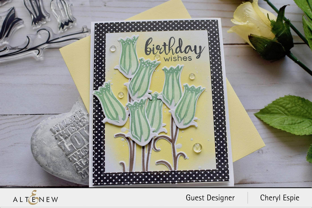 Altenew Build-A-Flower Set Z - Build-A-Flower: Bellflower Layering Stamp & Die Set