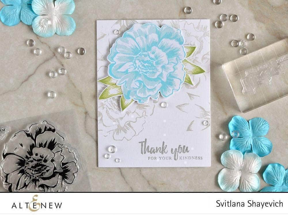 Altenew Build-A-Flower Set Build-A-Flower: Camellia Layering Stamp & Die Set
