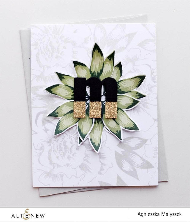 Altenew Build-A-Flower Set Build-A-Flower: Camellia Layering Stamp & Die Set