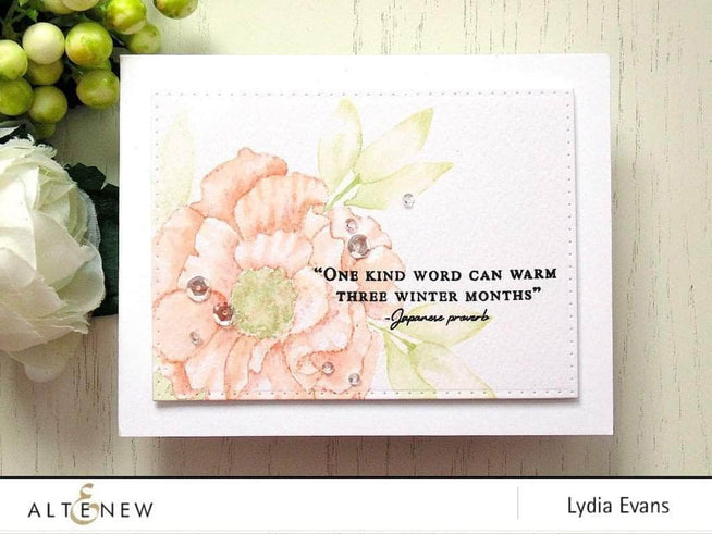 Altenew Build-A-Flower Set Build-A-Flower: Camellia Layering Stamp & Die Set