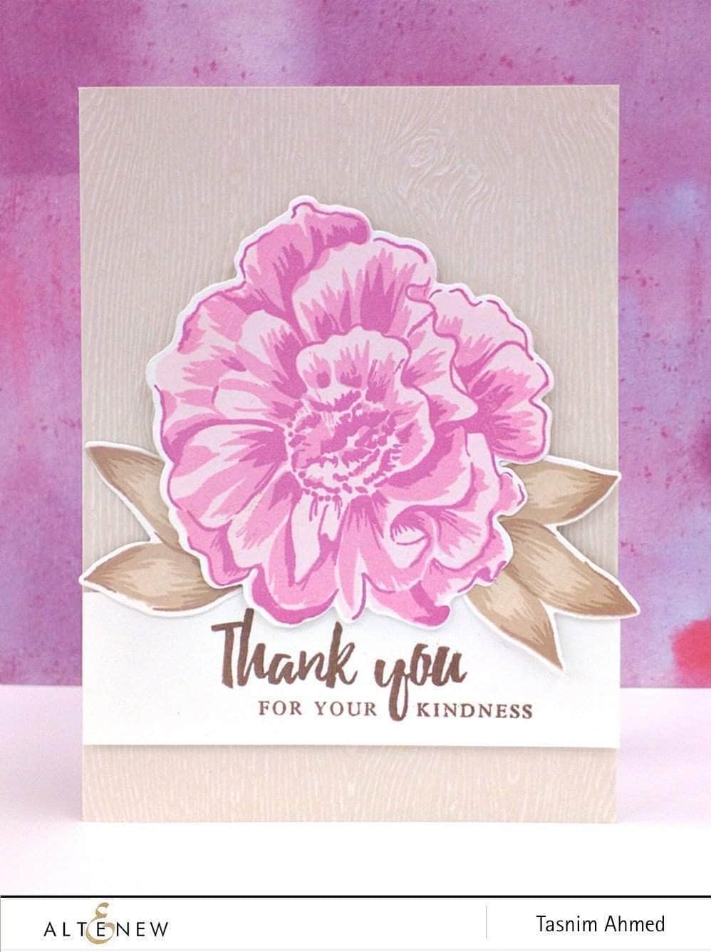 Altenew Build-A-Flower Set Build-A-Flower: Camellia Layering Stamp & Die Set