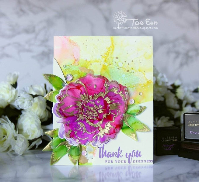 Altenew Build-A-Flower Set Build-A-Flower: Camellia Layering Stamp & Die Set