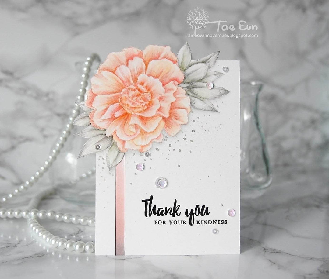 Altenew Build-A-Flower Set Build-A-Flower: Camellia Layering Stamp & Die Set