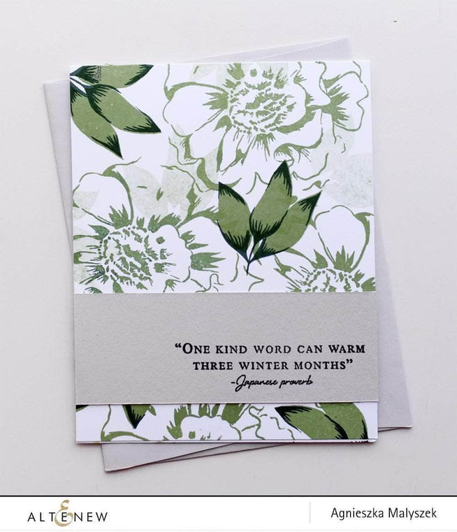 Altenew Build-A-Flower Set Build-A-Flower: Camellia Layering Stamp & Die Set