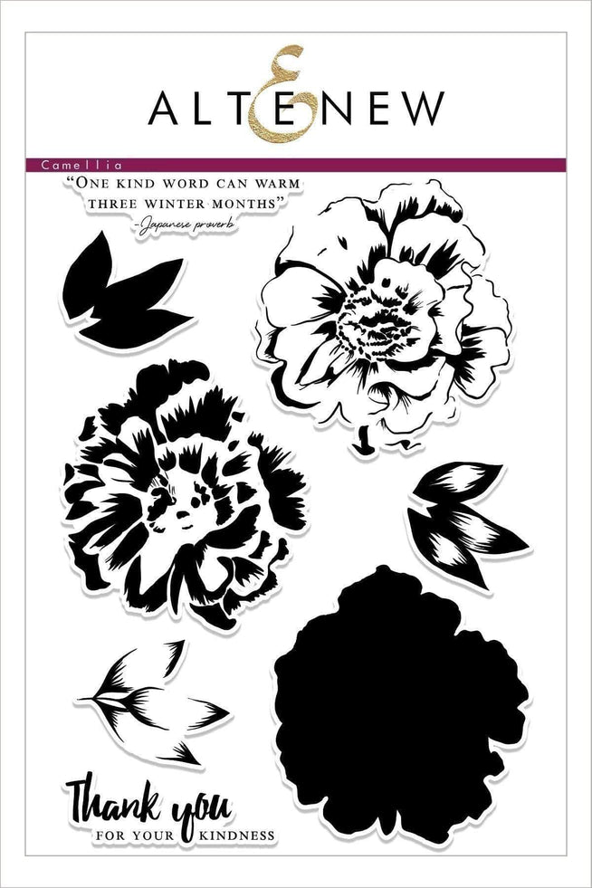 Altenew Build-A-Flower Set Build-A-Flower: Camellia Layering Stamp & Die Set