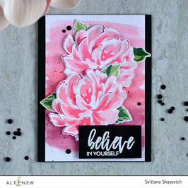 Altenew Build-A-Flower Set Build-A-Flower: Chrysanthemum Layering Stamp & Die Set & Ink Bundle