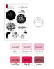Altenew Build-A-Flower Set Build-A-Flower: Flourishing Zinnia Layering Stamp & Die Set & Ink Bundle