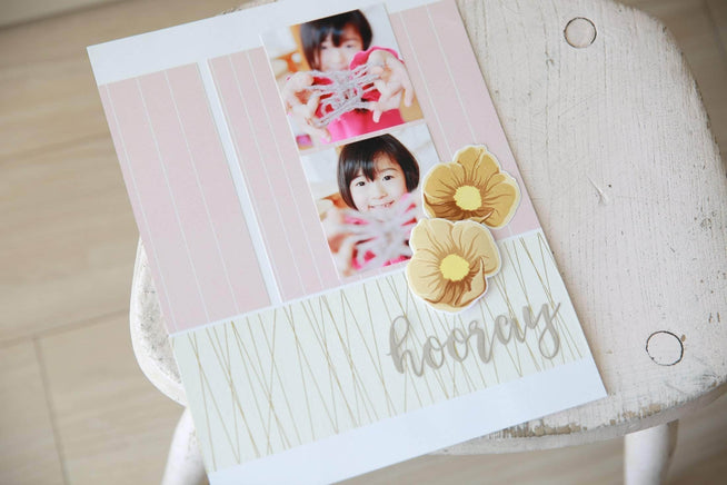 Altenew Build-A-Flower Set Z - Build-A-Flower: Hellebore Layering Stamp & Die Set & Ink Bundle