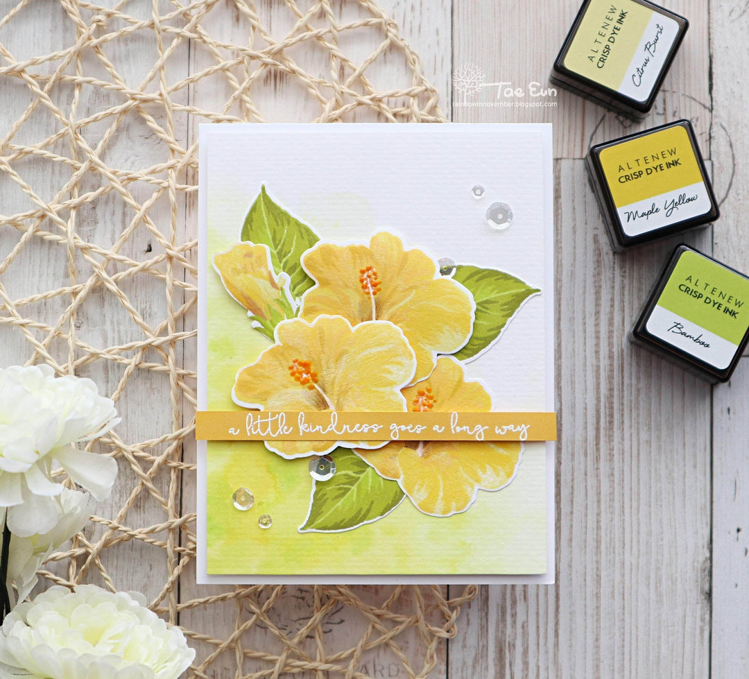 Altenew Build-A-Flower Set Build-A-Flower: Hibiscus Layering Stamp & Die Set