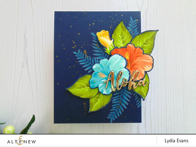 Altenew Build-A-Flower Set Build-A-Flower: Hibiscus Layering Stamp & Die Set