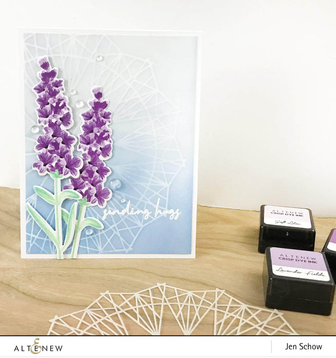 Altenew Build-A-Flower Set Z - Build-A-Flower: Lavender Layering Stamp & Die Set