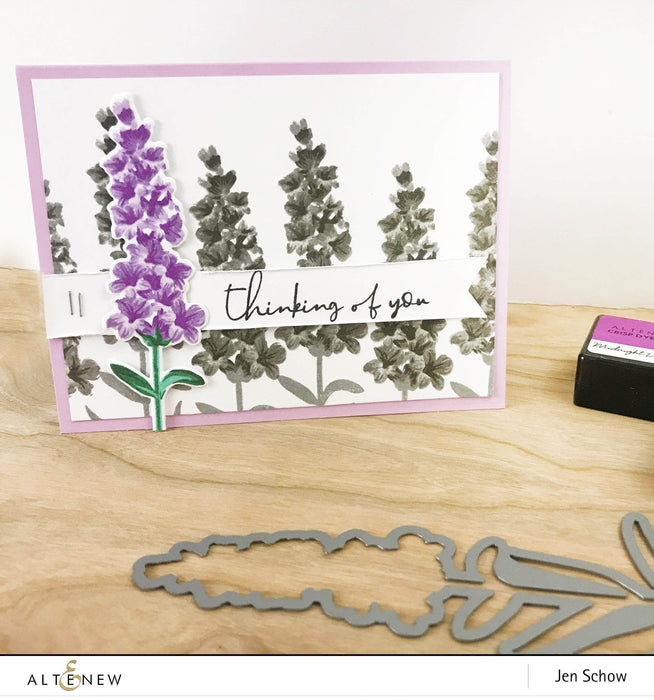Altenew Build-A-Flower Set Z - Build-A-Flower: Lavender Layering Stamp & Die Set