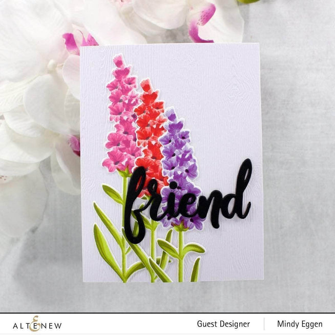 Altenew Build-A-Flower Set Z - Build-A-Flower: Lavender Layering Stamp & Die Set