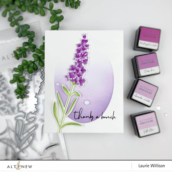 Altenew Build-A-Flower Set Z - Build-A-Flower: Lavender Layering Stamp & Die Set