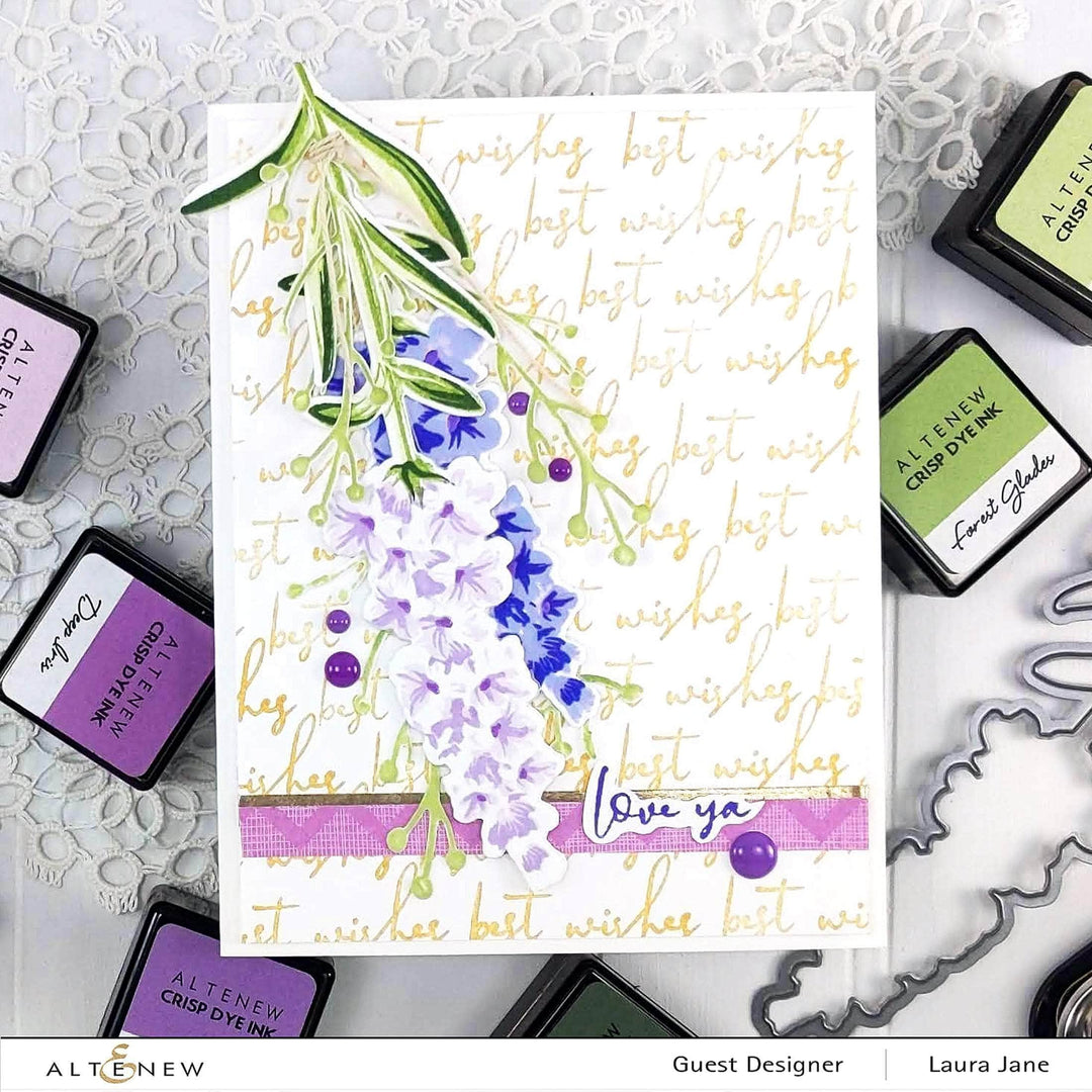 Altenew Build-A-Flower Set Z - Build-A-Flower: Lavender Layering Stamp & Die Set