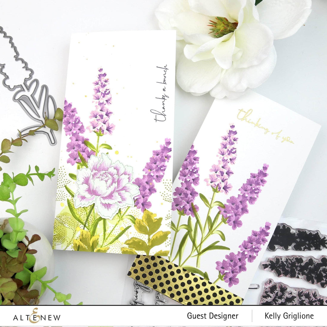 Altenew Build-A-Flower Set Z - Build-A-Flower: Lavender Layering Stamp & Die Set
